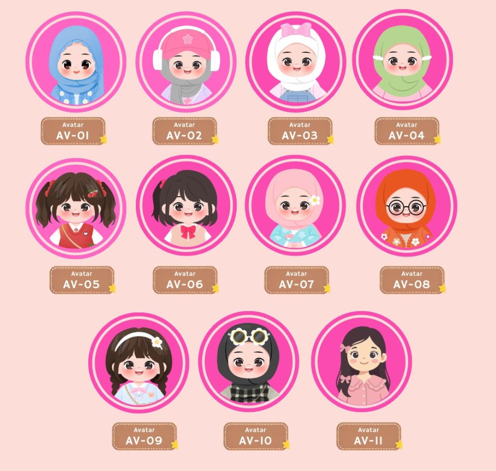 Stiker Nama Dan Pelajaran Custom  02